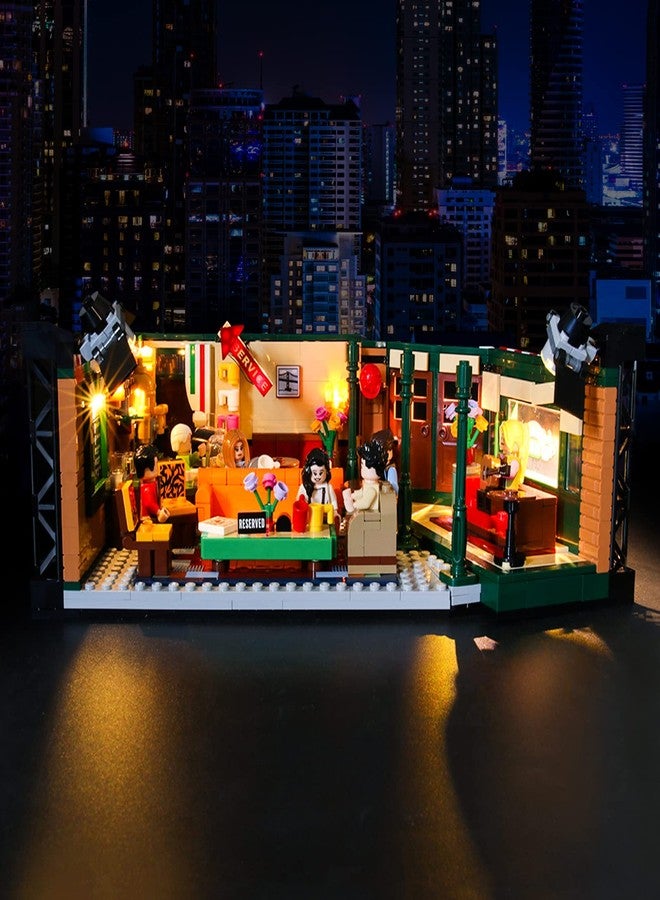 Vaodest مصباح LED من Vaodest لنموذج Lego Central Perk 21319، متوافق مع النموذج 21319 (مصباح LED فقط، وليس مجموعة مكعبات البناء). - Image 1